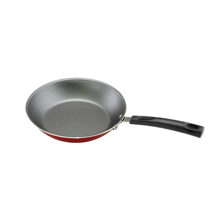 KitchenAxis 18-Piece Non-Stick Cookware Set – Premium Aluminum Cooking Set with Lids, Utensils & Red Finish - Image 4